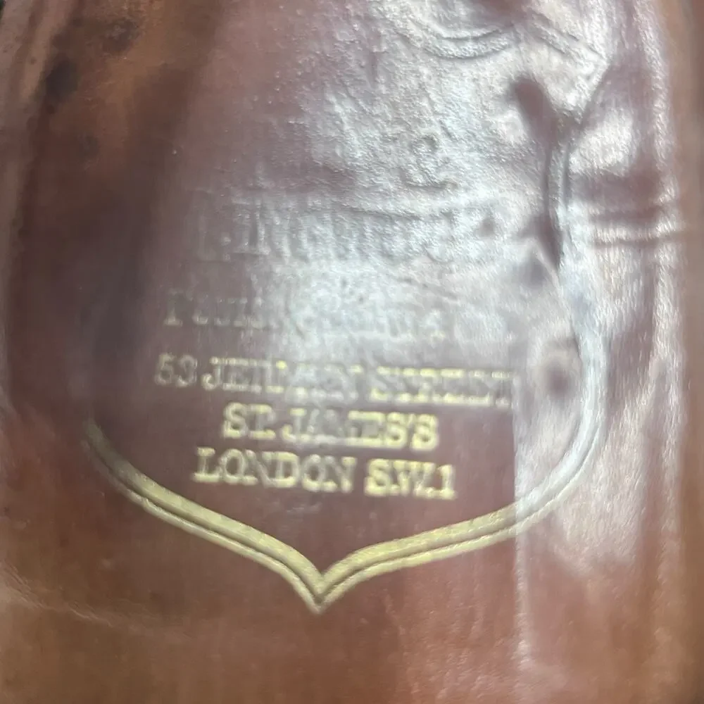 Vintage Poulsen Skone & Co New & Lingwood Double Monk Strap Shoes Size 8.5 E